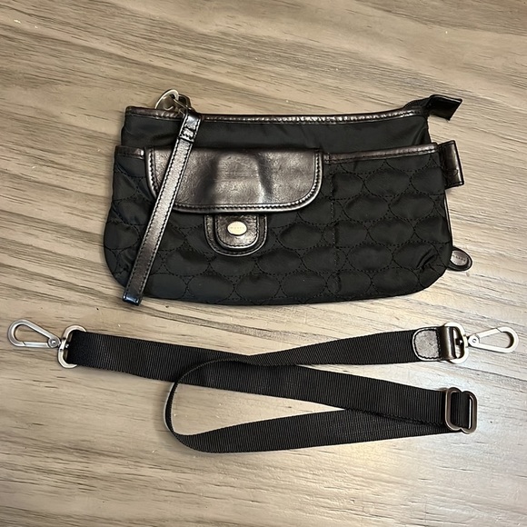 MOSEY BLACK ADJUSTABLE CROSSBODY/BELT BAG - Picture 5 of 16